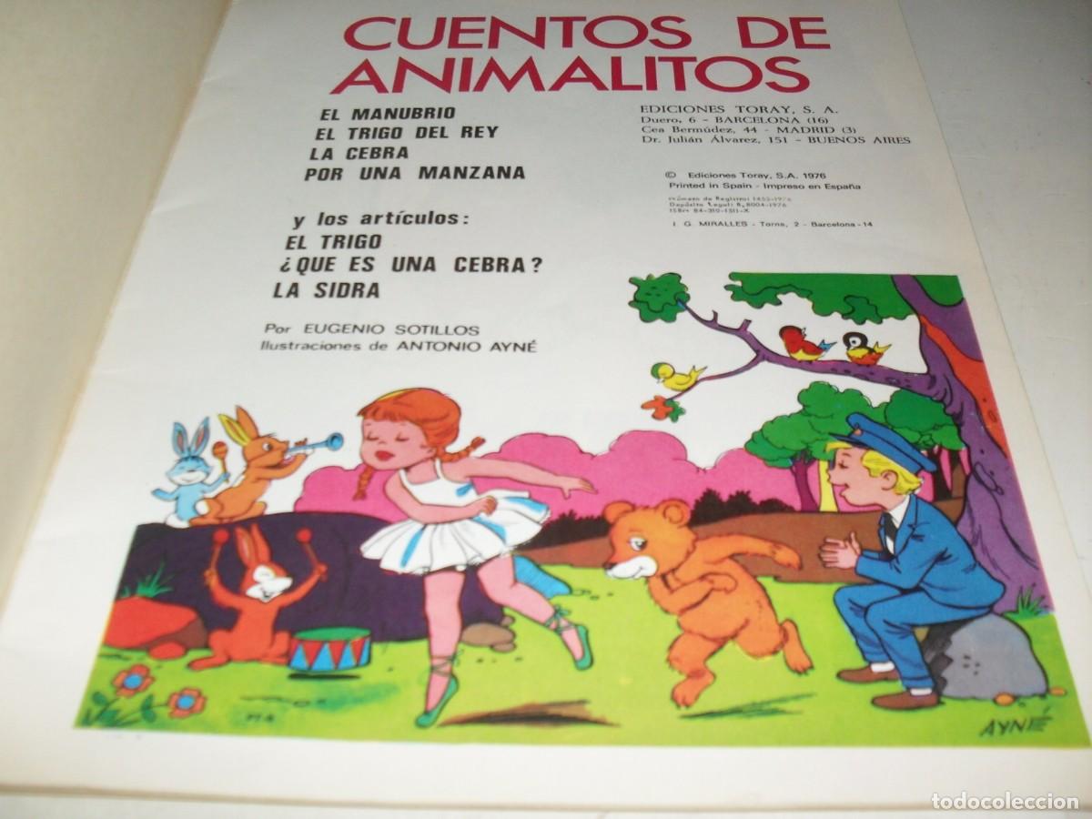 Tebeos: CUENTOS DE ANIMALITOS:EL MANUBRIO.TORAY,1976 - Foto 2