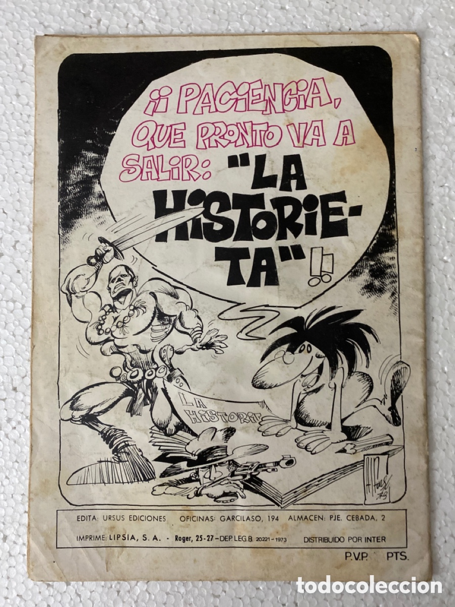 Tebeos: TAMAR #5 - TORAY &laquo;Infrecuente&raquo; - Foto 2