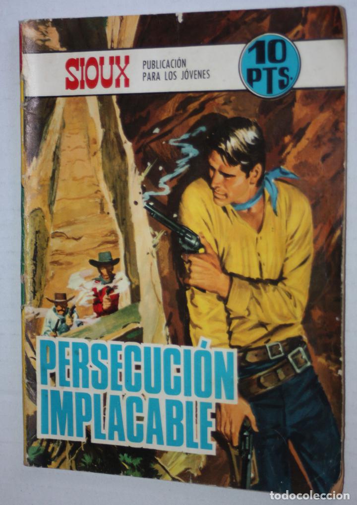 Tebeos: PERSECUCION IMPLACABLE (coleccion SIOUX n&ordm; 115) -TORAY 1965. - Foto 1