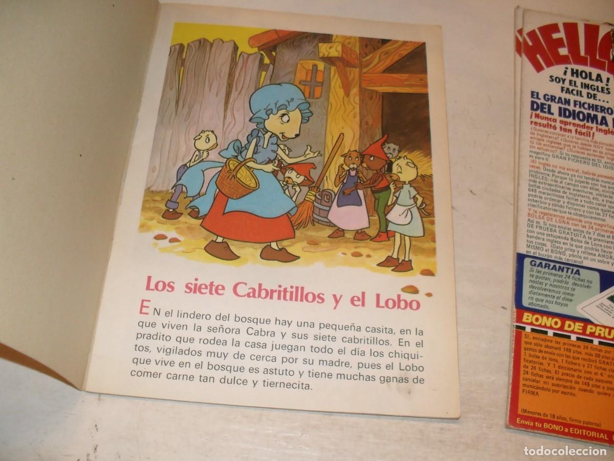 Tebeos: FABULAS 9:LOS SIETE CABRITILLOS Y EL LOBO,INTEREDICIONES,1983. - Foto 2
