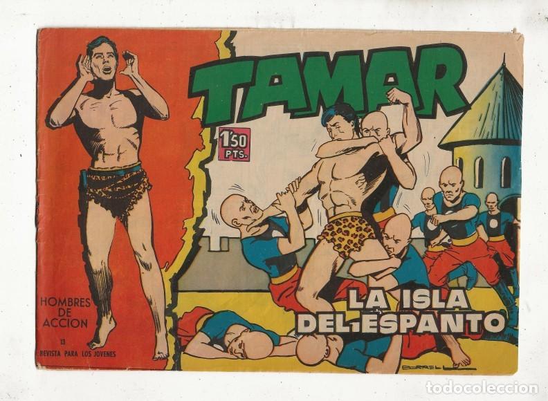 Tebeos: TAMAR N&ordm; 13 - LA ISLA DEL ESPANTO - ORIGINAL - TORAY 1961 - Foto 1