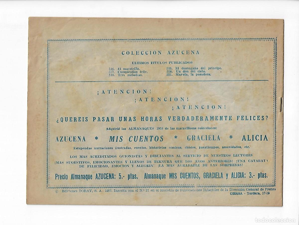 Tebeos: Toray. Azucena. 521 - Foto 2