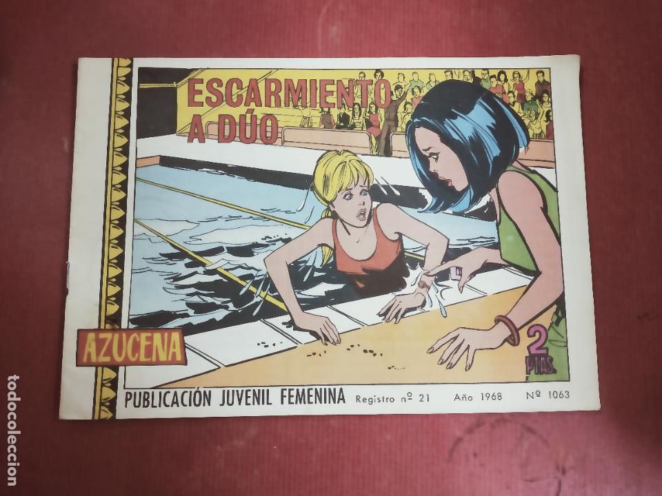 Tebeos: AZUCENA N&ordm; 1063 . TORAY 1968. - Foto 1
