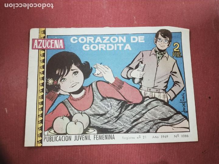 Tebeos: AZUCENA N&ordm; 1088 . TORAY 1969. - Foto 1