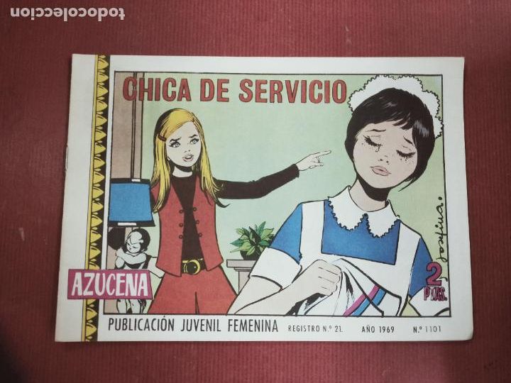 Tebeos: AZUCENA N&ordm; 1101 . TORAY 1969. - Foto 1