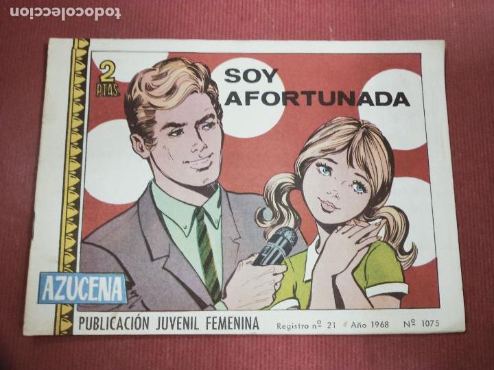 Tebeos: AZUCENA N&ordm; 1075 . TORAY 1968. - Foto 1