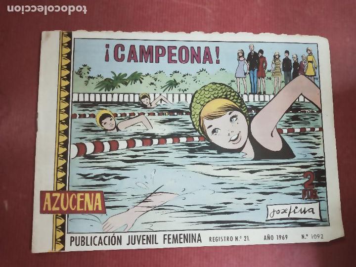 Tebeos: AZUCENA N&ordm; 1092 . TORAY 1969. - Foto 1