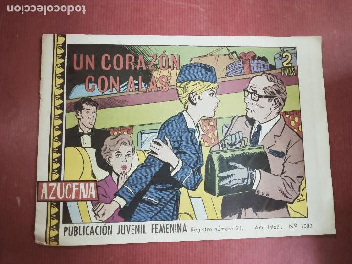 Tebeos: AZUCENA N&ordm; 1009. TORAY 1967. - Foto 1