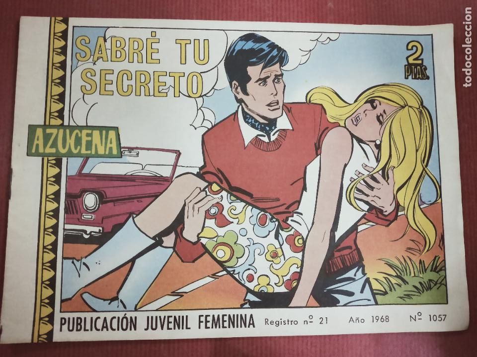 Tebeos: AZUCENA N&ordm; 1057. TORAY 1968. - Foto 1