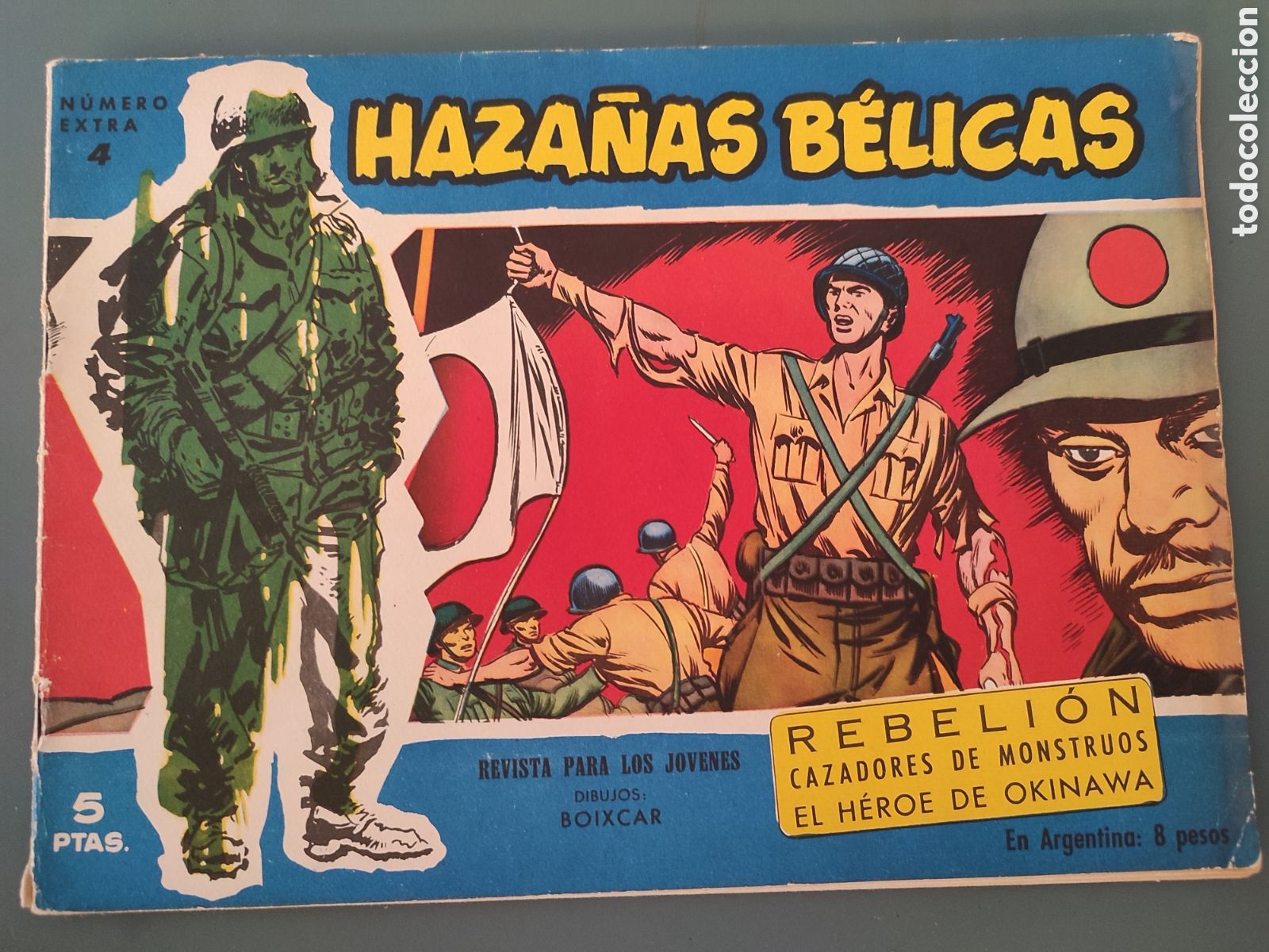 Tebeos: 2 Haza&ntilde;as Belicas NUM 3 y 4.a&ntilde;o 1957 - Foto 3