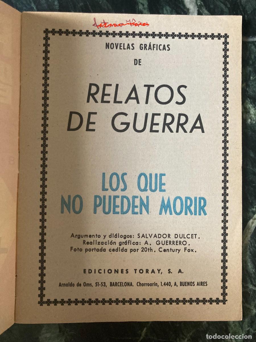 Tebeos: HAZA&Ntilde;AS BELICAS LOS QUE NO PUEDEN MORIR - Foto 2