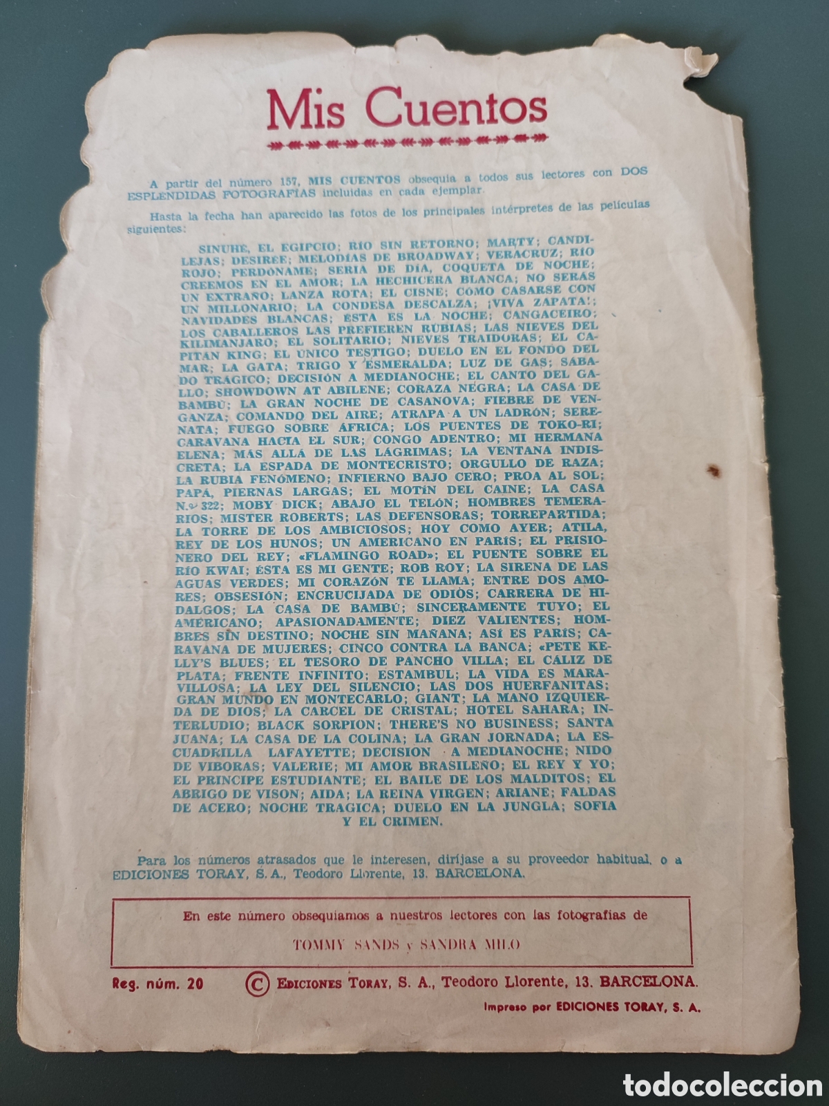 Tebeos: Mis cuentos Numero 20 - Foto 2