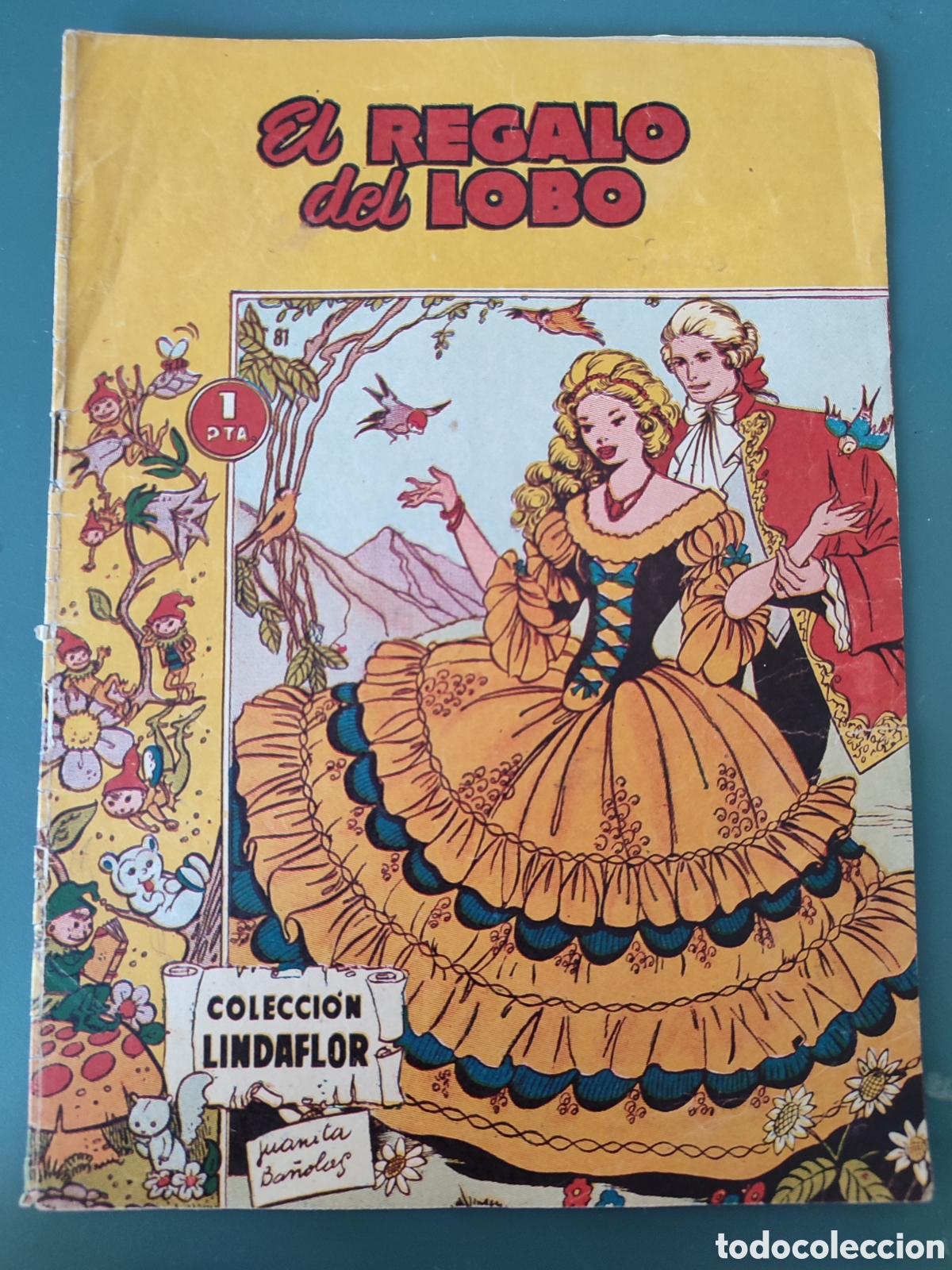Tebeos: Colecci&oacute;n Linda Flor.El regalo del Lobo - Foto 1