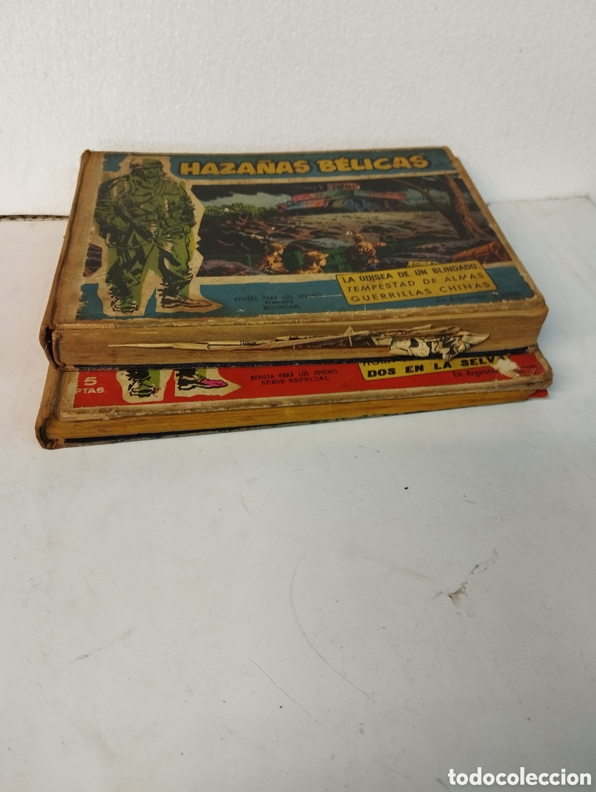 Tebeos: HAZA&Ntilde;AS BELICAS , 2 Tomos - Foto 4