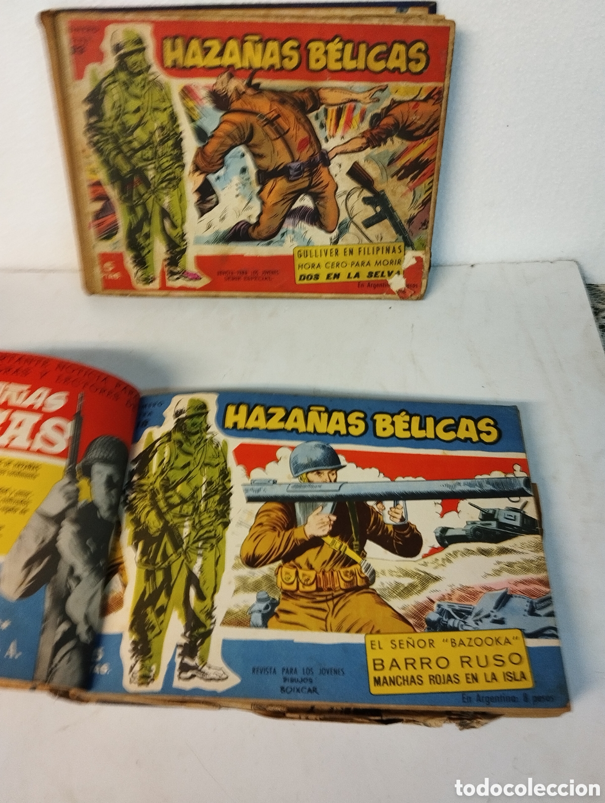 Tebeos: HAZA&Ntilde;AS BELICAS , 2 Tomos - Foto 5