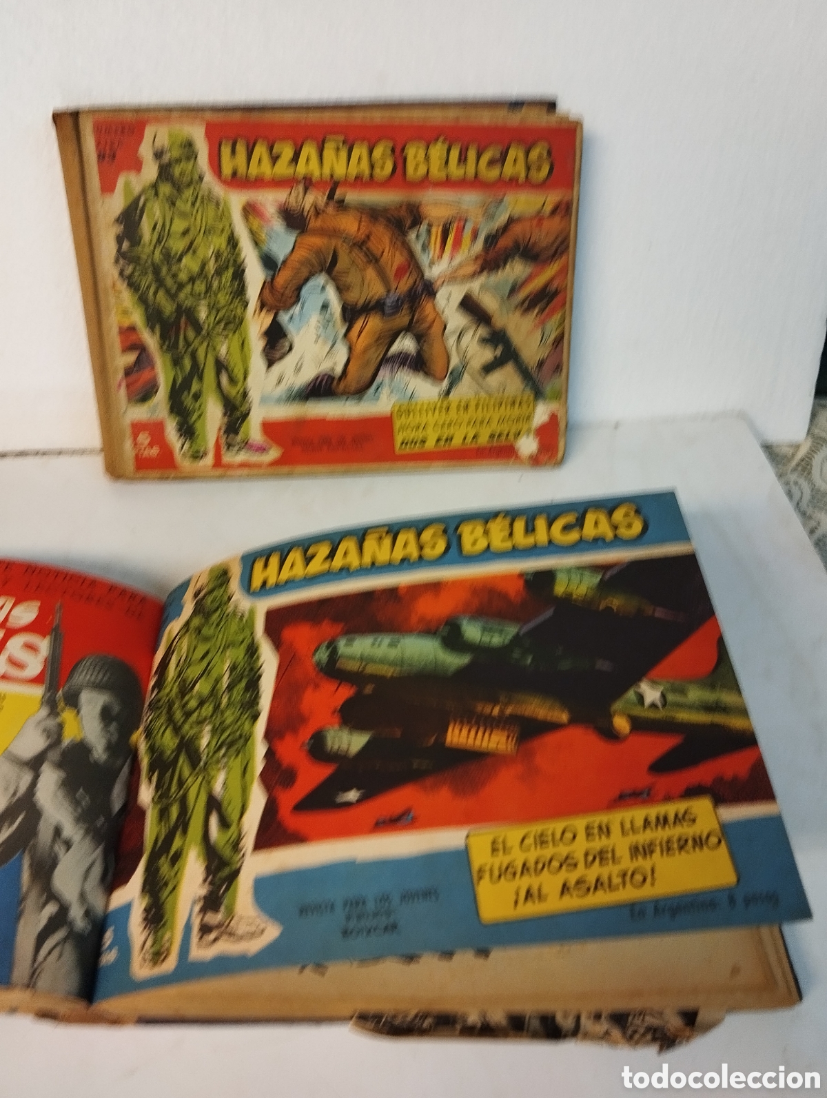 Tebeos: HAZA&Ntilde;AS BELICAS , 2 Tomos - Foto 3