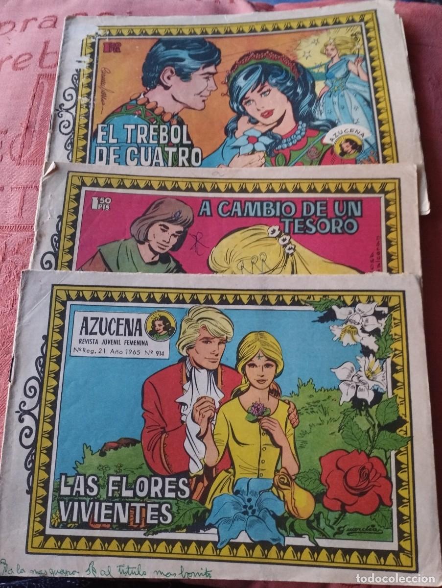 Tebeos: Lote de 3 tbos de Azucena de 1965 - Foto 1