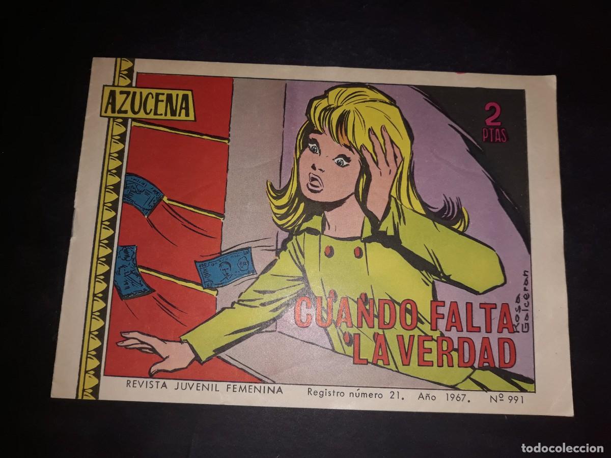 Tebeos: Azucena n&ordm; 991 Buen Estado - Foto 1