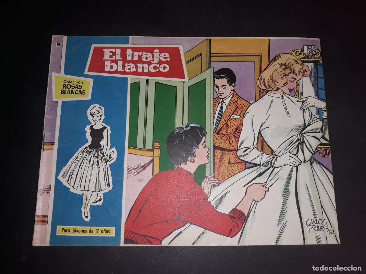 Tebeos: Colecci&oacute;n Rosas Blancas N&ordm; 18 - Foto 1