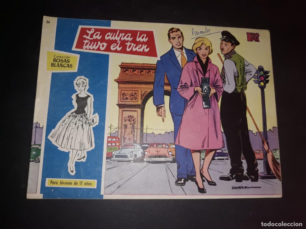 Tebeos: Colecci&oacute;n Rosas Blancas N&ordm; 26 - Foto 1
