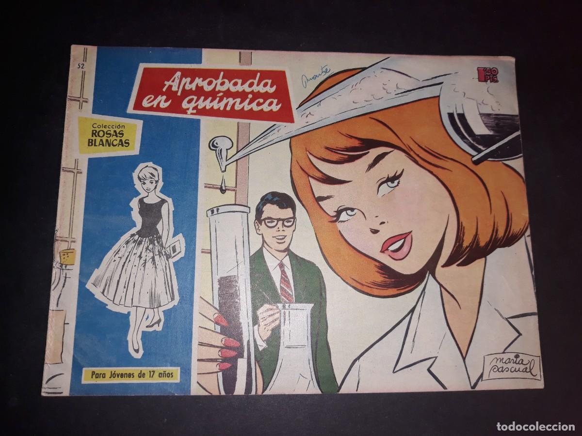 Tebeos: Colecci&oacute;n Rosas Blancas N&ordm; 52 - Foto 1