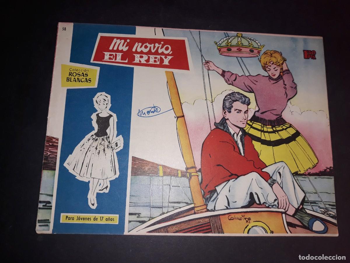Tebeos: Colecci&oacute;n Rosas Blancas N&ordm; 58 - Foto 1