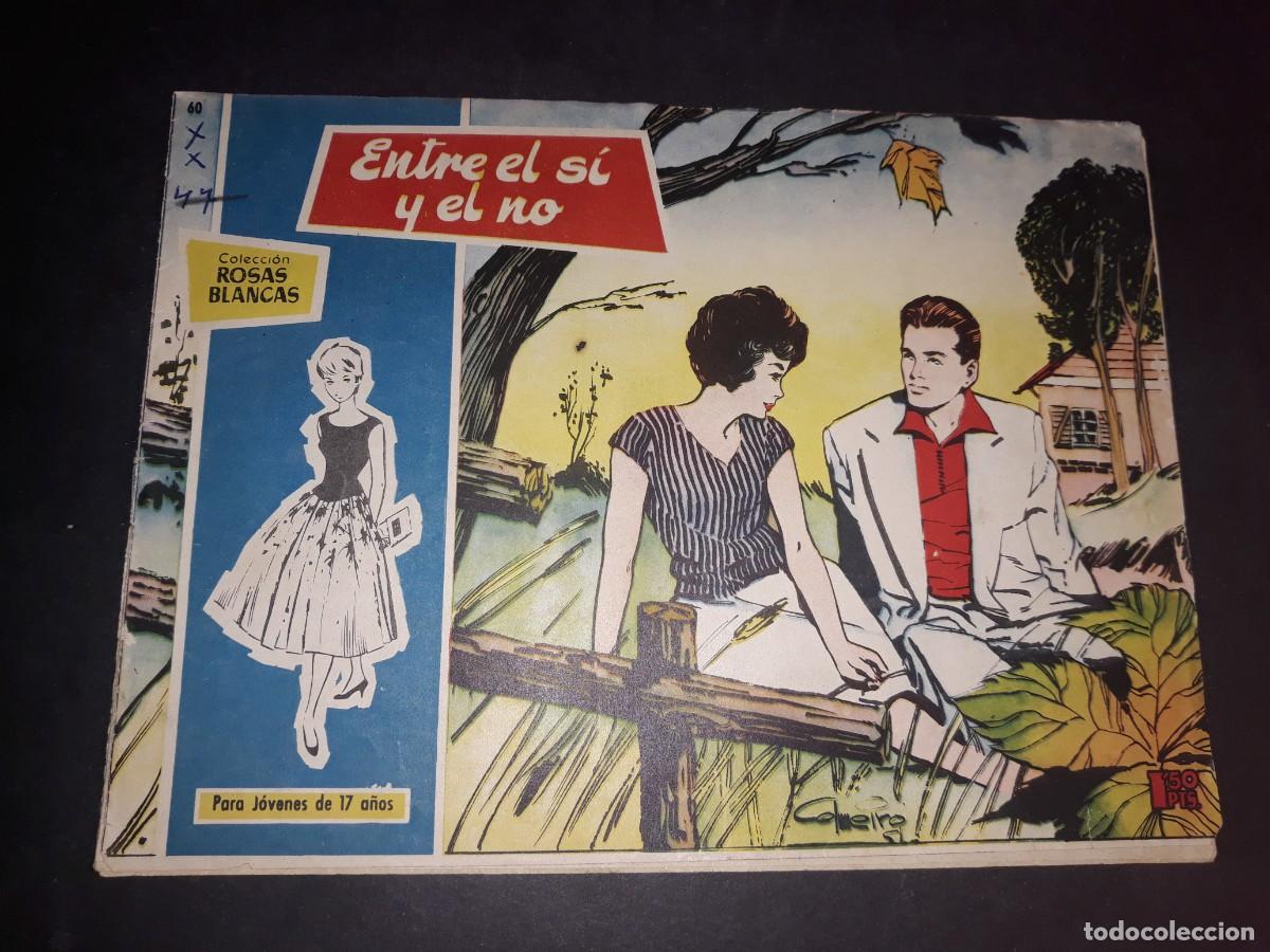Tebeos: Colecci&oacute;n Rosas Blancas N&ordm; 60 - Foto 1