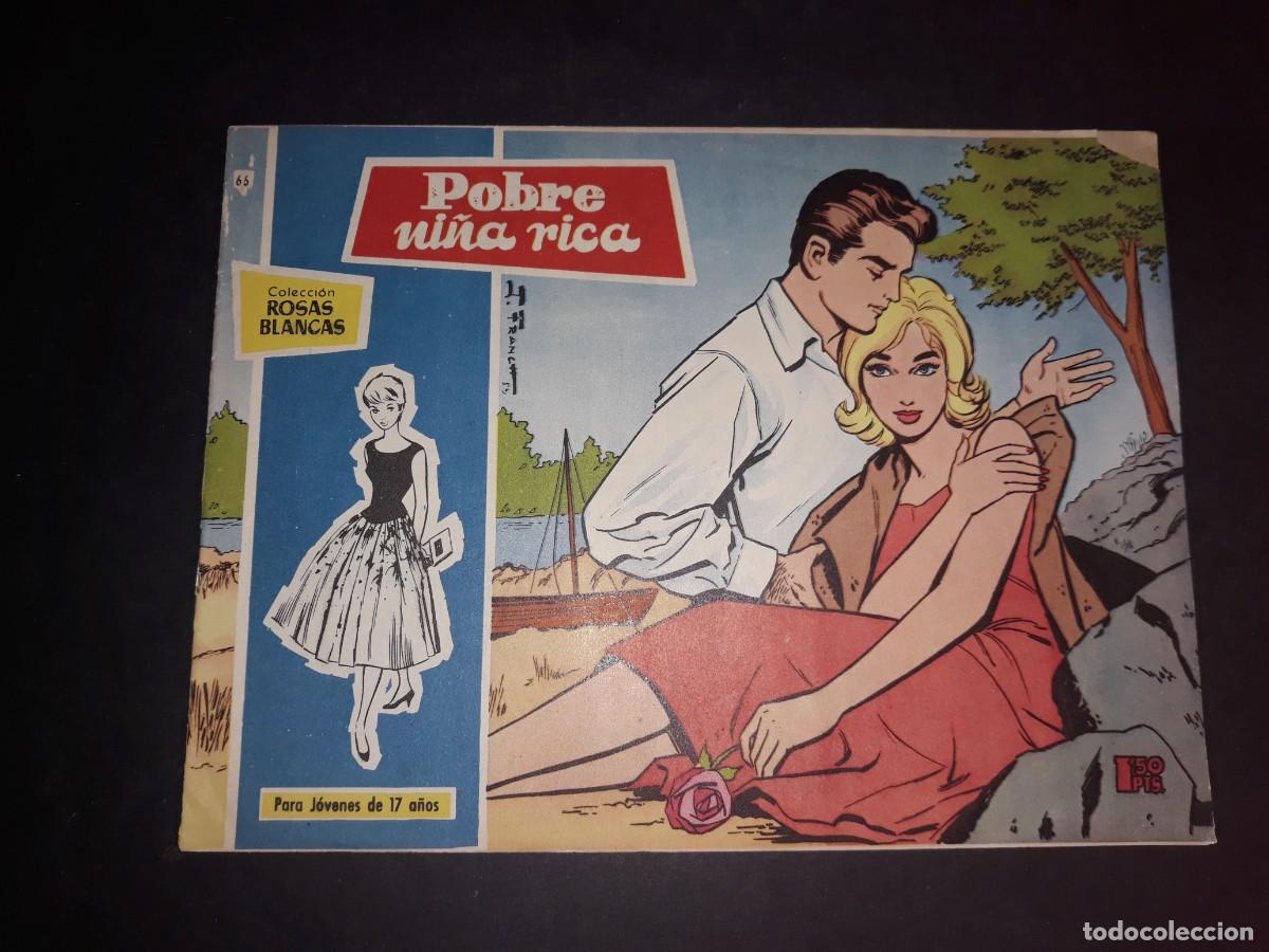 Tebeos: Colecci&oacute;n Rosas Blancas N&ordm; 66 - Foto 1