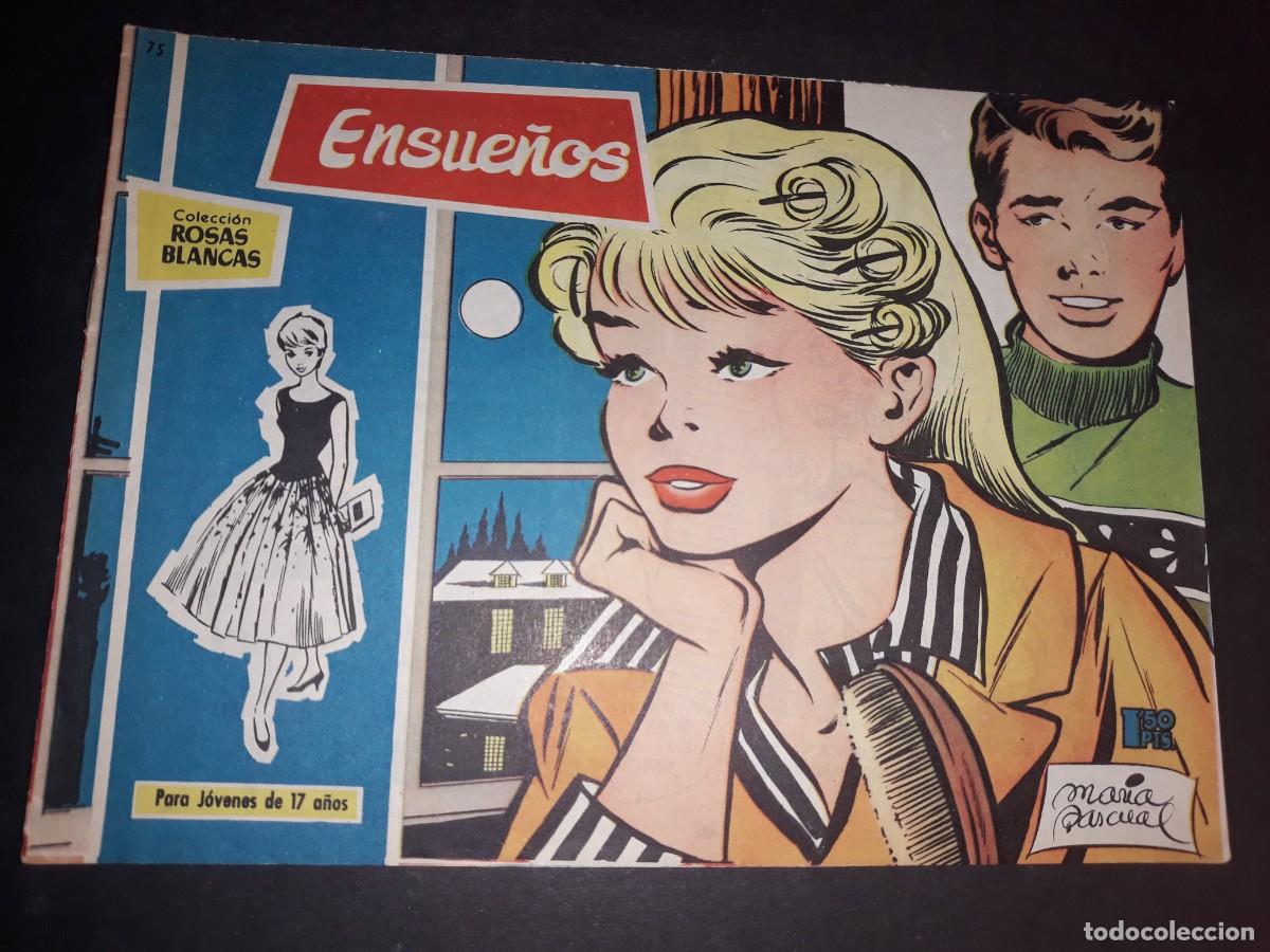 Tebeos: Colecci&oacute;n Rosas Blancas N&ordm; 75 - Foto 1