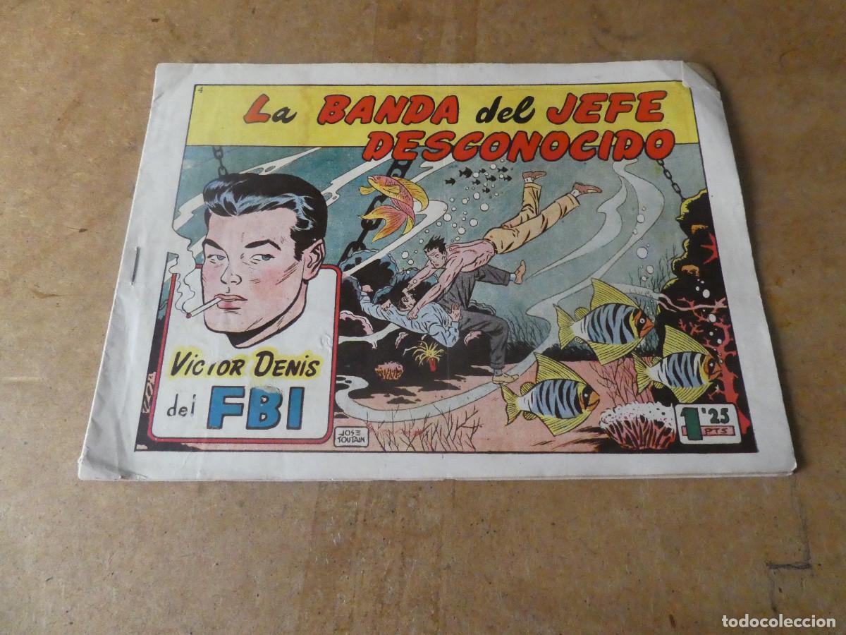Tebeos: V&iacute;ctor Denis del FBI n&ordm; 4, original ediciones toray - Foto 1