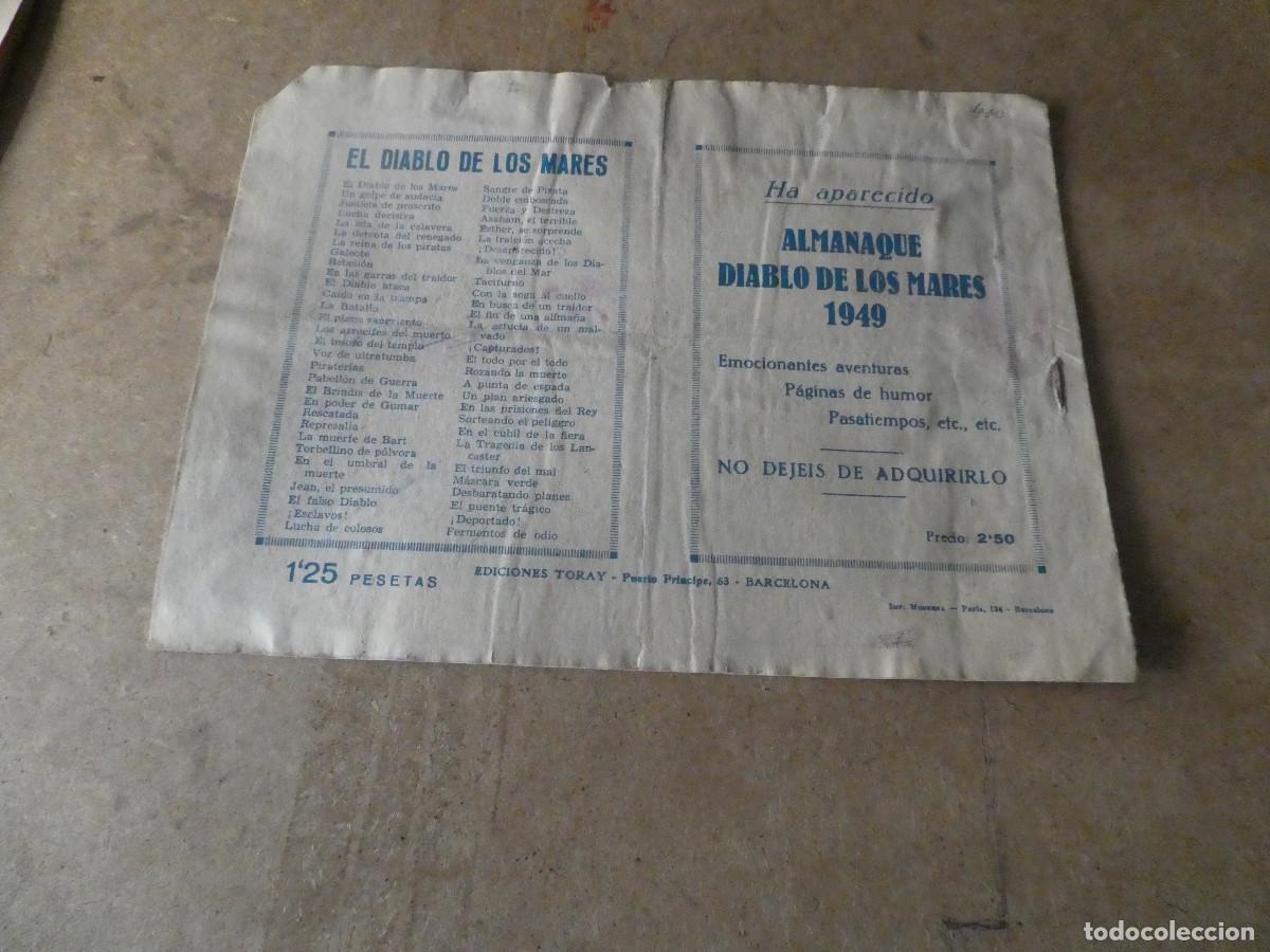 Tebeos: el diablo de los mares n&ordm; 61, original ediciones toray - Foto 2