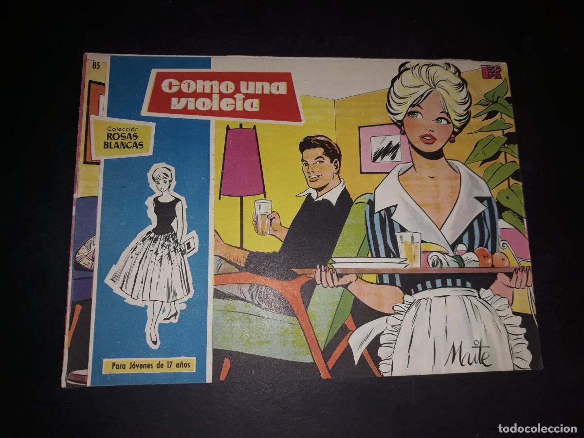 Tebeos: Colecci&oacute;n Rosas Blancas N&ordm; 85 - Foto 1