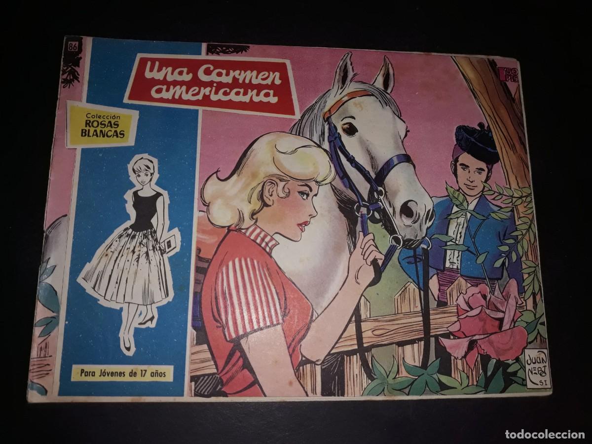 Tebeos: Colecci&oacute;n Rosas Blancas N&ordm; 86 - Foto 1