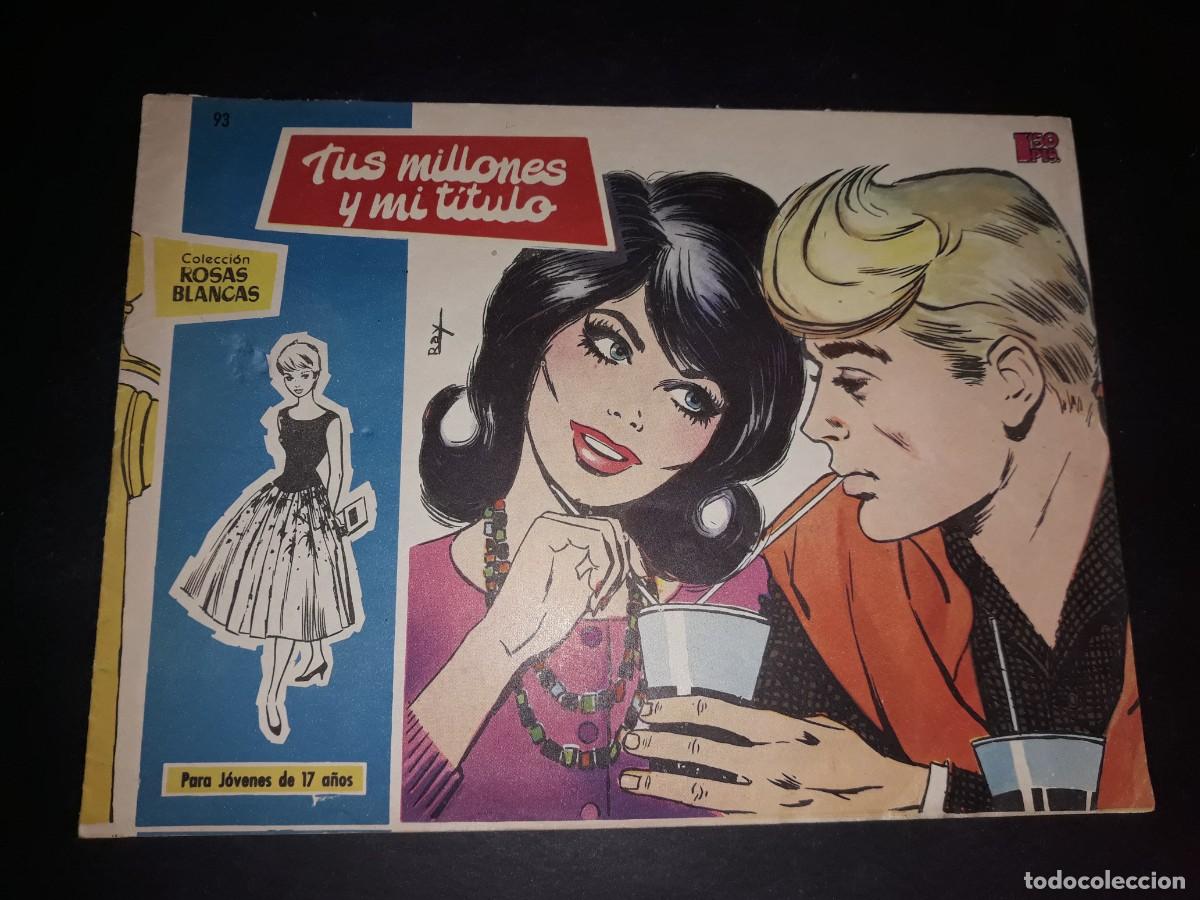 Tebeos: Colecci&oacute;n Rosas Blancas N&ordm; 93 - Foto 1
