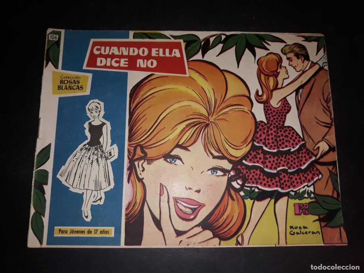 Tebeos: Colecci&oacute;n Rosas Blancas N&ordm; 106 - Foto 1