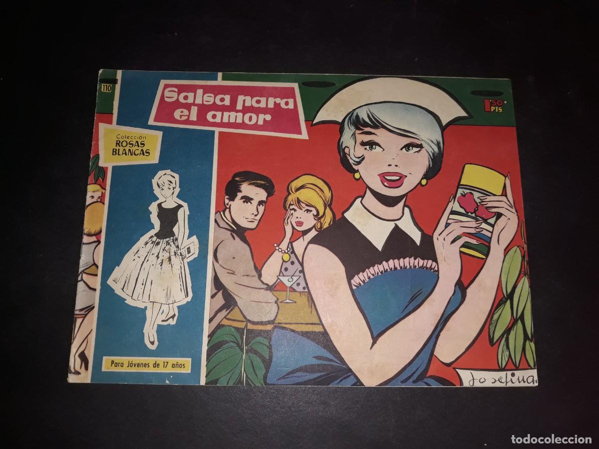Tebeos: Colecci&oacute;n Rosas Blancas N&ordm; 110 - Foto 1