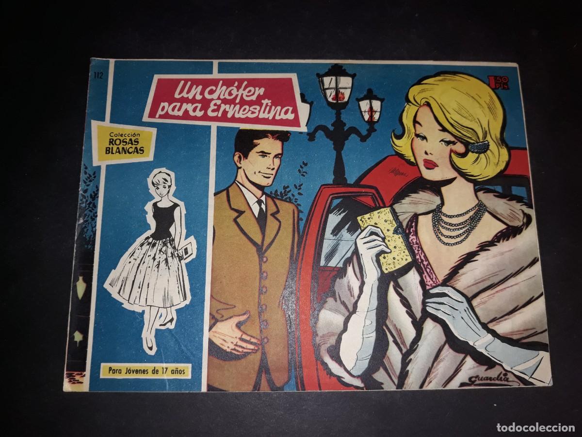 Tebeos: Colecci&oacute;n Rosas Blancas N&ordm; 112 - Foto 1