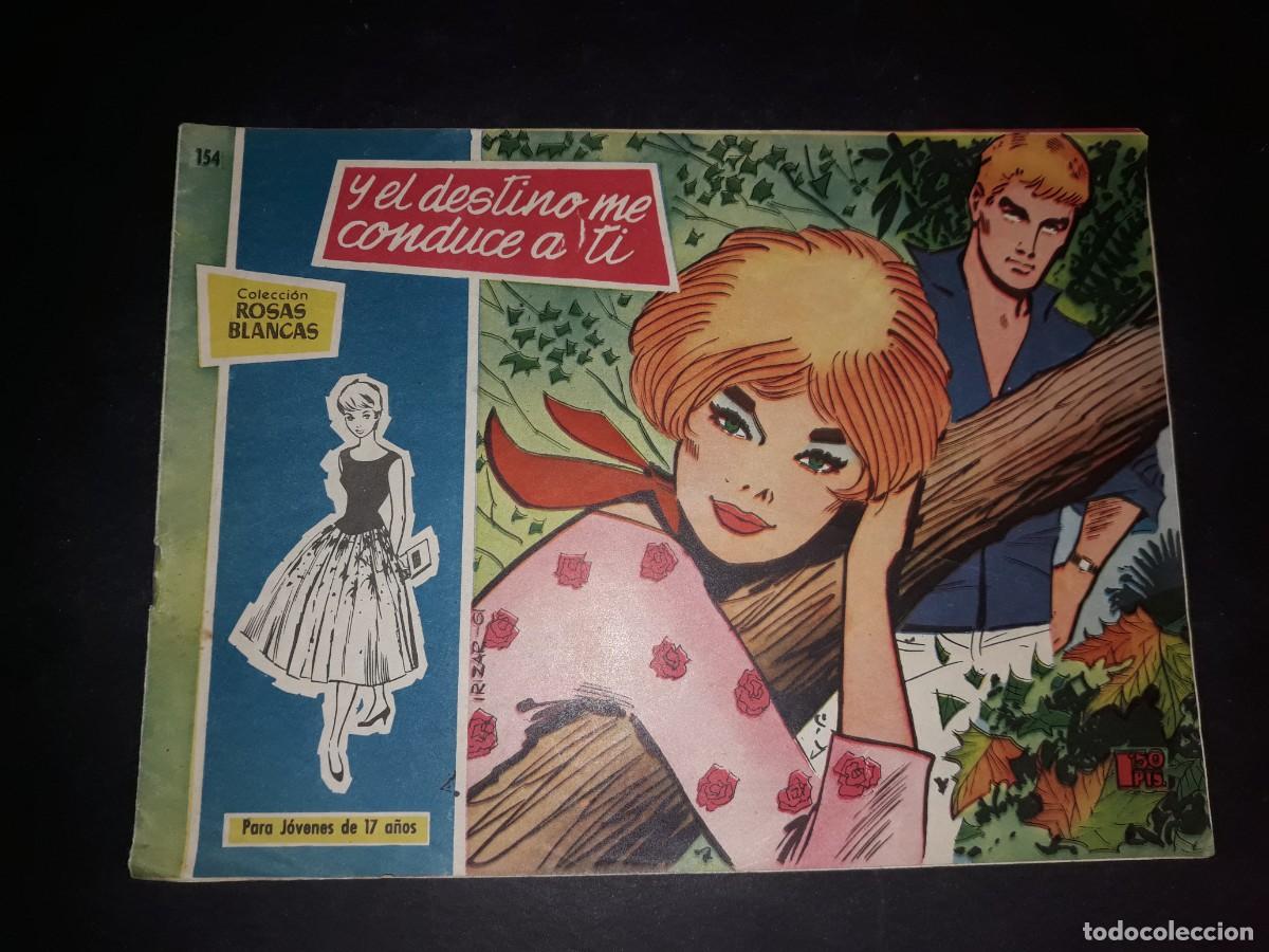 Tebeos: Colecci&oacute;n Rosas Blancas N&ordm; 154 - Foto 1