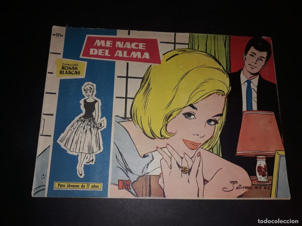 Tebeos: Colecci&oacute;n Rosas Blancas N&ordm; 191 - Foto 1