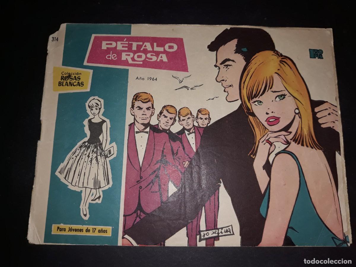 Tebeos: Colecci&oacute;n Rosas Blancas N&ordm; 314 Trasera Keith Anders - Foto 1
