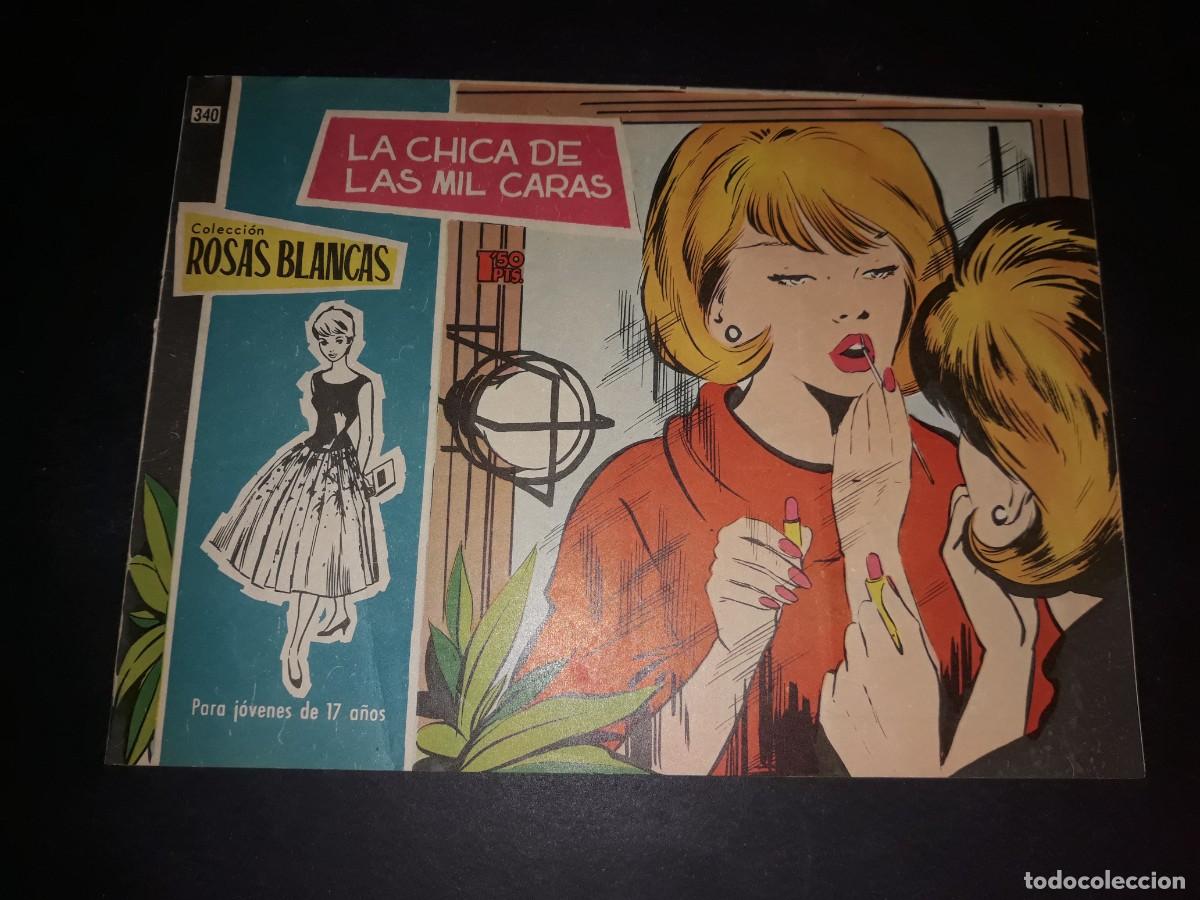 Tebeos: Colecci&oacute;n Rosas Blancas N&ordm; 340 Trasera Duane Eddy - Foto 1