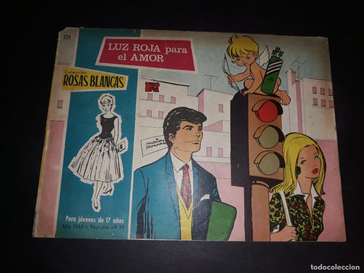 Tebeos: Colecci&oacute;n Rosas Blancas N&ordm; 359 Trasera Richard Attenborugh - Foto 1