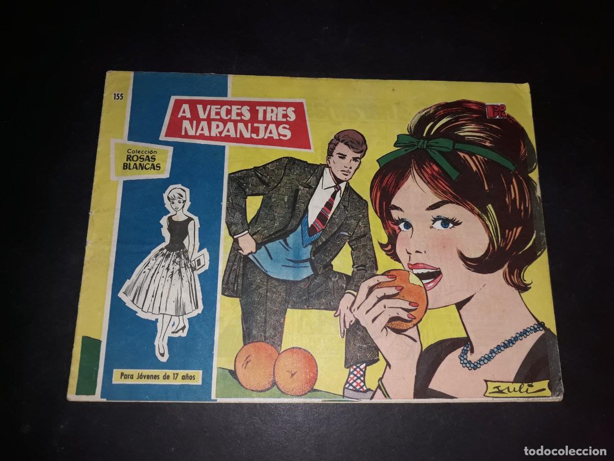 Tebeos: Colecci&oacute;n Rosas Blancas N&ordm; 155 - Foto 1