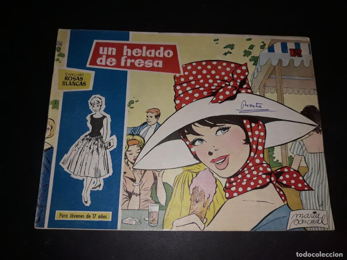 Tebeos: Colecci&oacute;n Rosas Blancas N&ordm; 36 - Foto 1
