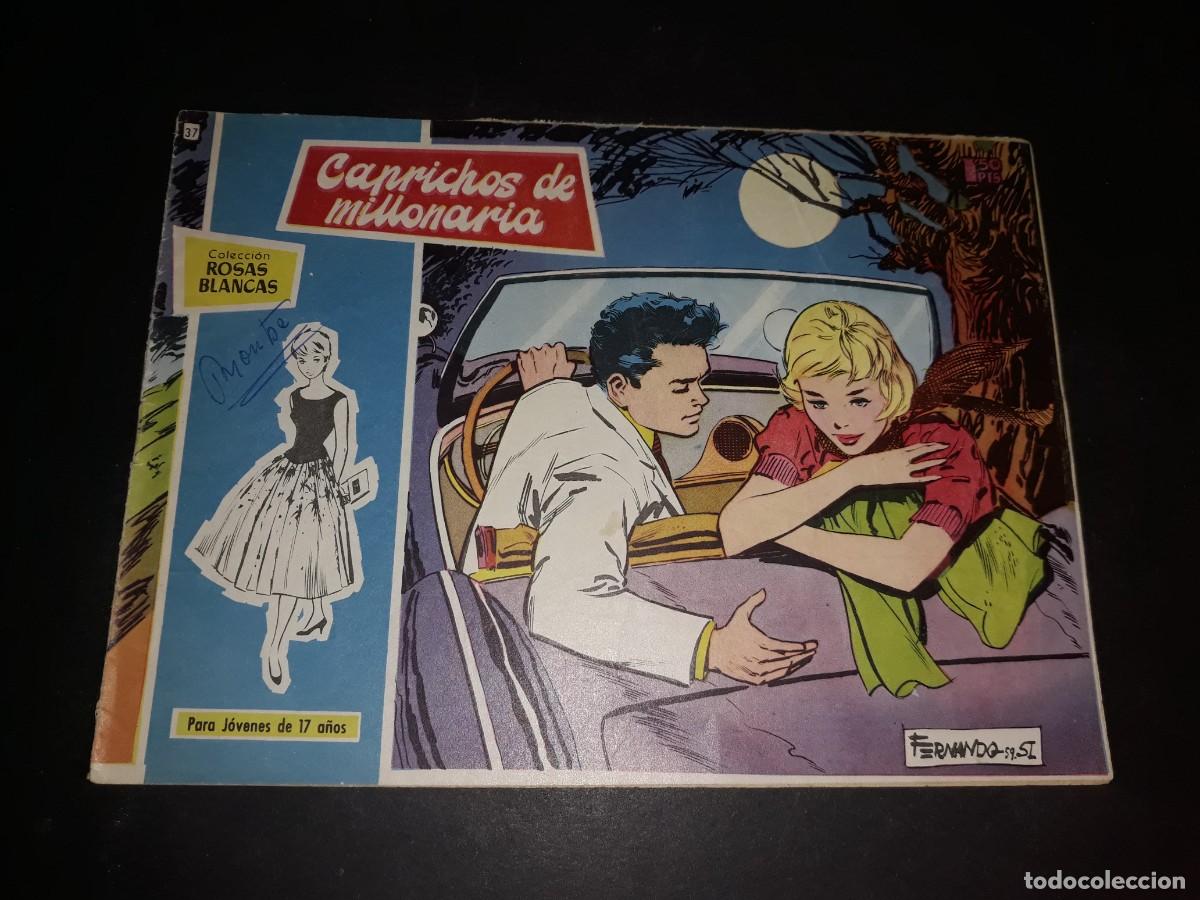 Tebeos: Colecci&oacute;n Rosas Blancas N&ordm; 37 - Foto 1