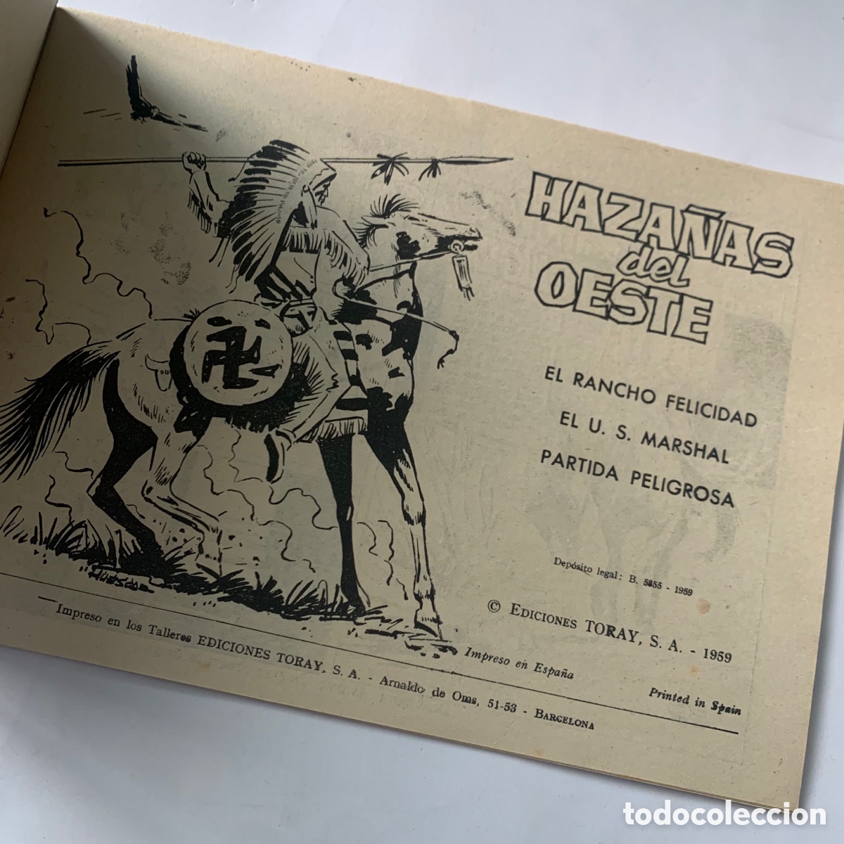 Tebeos: Comic haza&ntilde;as del oeste toray 1959 - Foto 2