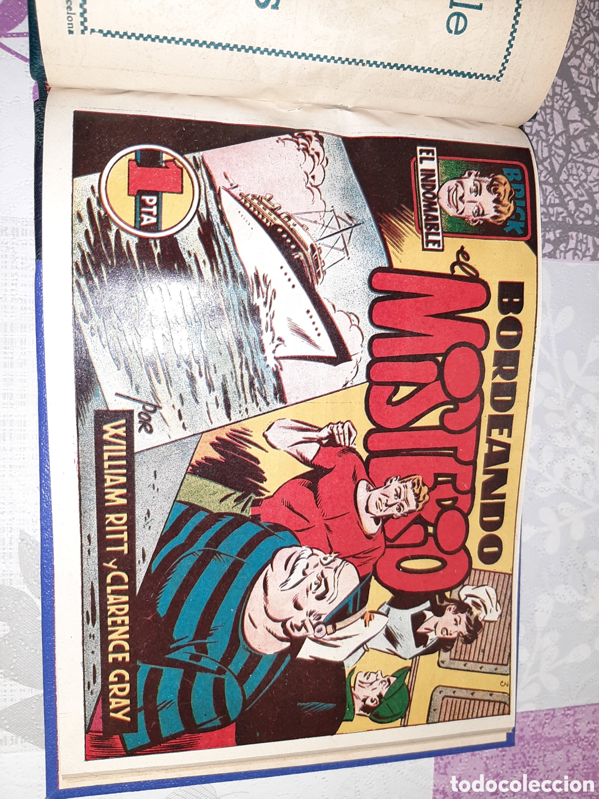 Tebeos: Brick el Indomable, colecci&oacute;n completa encuadernada, Toray 8 ejemplares - Foto 3