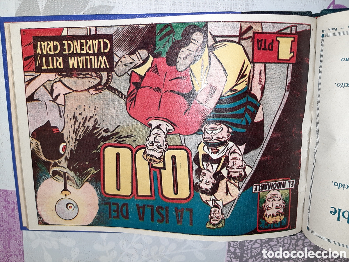 Tebeos: Brick el Indomable, colecci&oacute;n completa encuadernada, Toray 8 ejemplares - Foto 4