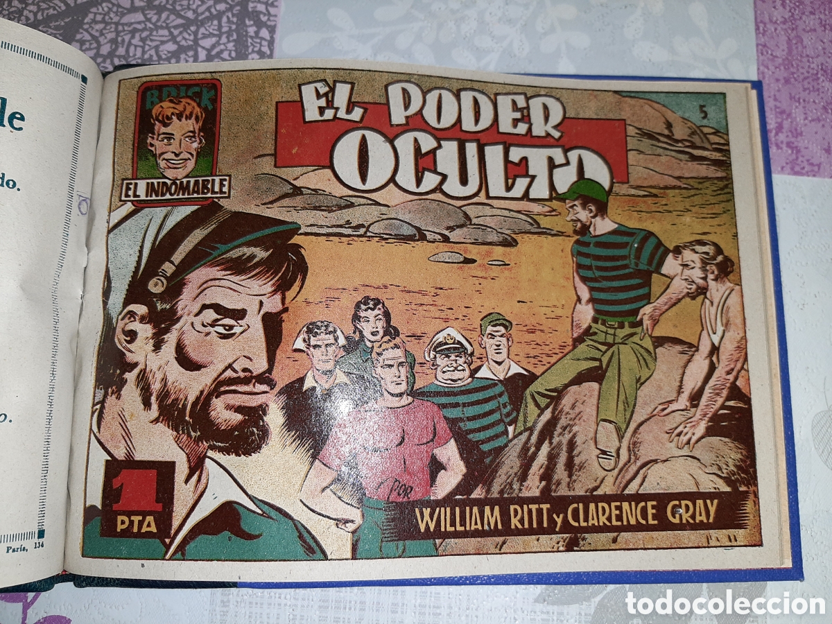 Tebeos: Brick el Indomable, colecci&oacute;n completa encuadernada, Toray 8 ejemplares - Foto 5