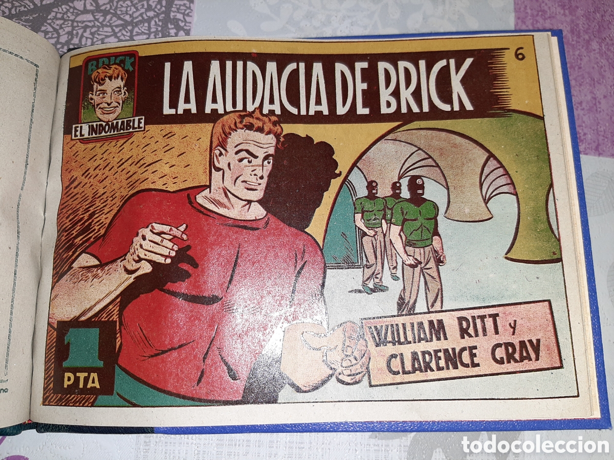 Tebeos: Brick el Indomable, colecci&oacute;n completa encuadernada, Toray 8 ejemplares - Foto 6